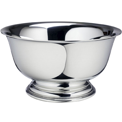 LVH Revere Bowl 9\ 9\ Diameter x 4.5\ Height
5.25\ Footprint
Pewter

Pewter Care:

Wash your pewter in warm water, using mild soap and a soft cloth. Dry with a soft cloth. Your pewter should never be exposed to an open flame or excessive heat. Store your pewter trays flat, cups upright, etc. to prevent warping. Do not wrap pewter in anything other than the original wrapping to prevent scratching. Never wrap pewter in tissue paper, as fine line scratching will occur. Never put pewter in a dishwasher. Hand wash only
